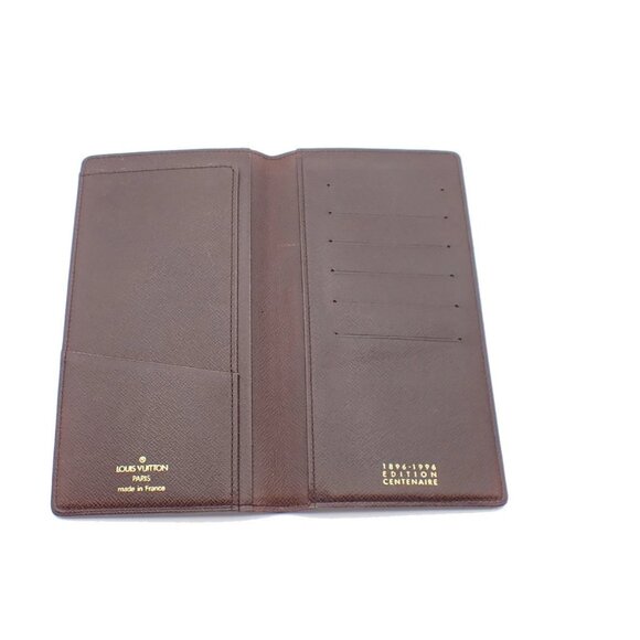 LOUIS VUITTON Porte Valeurs Cartes Credit Damier Leather Brown N61823 07EF445 - Picture 10 of 15